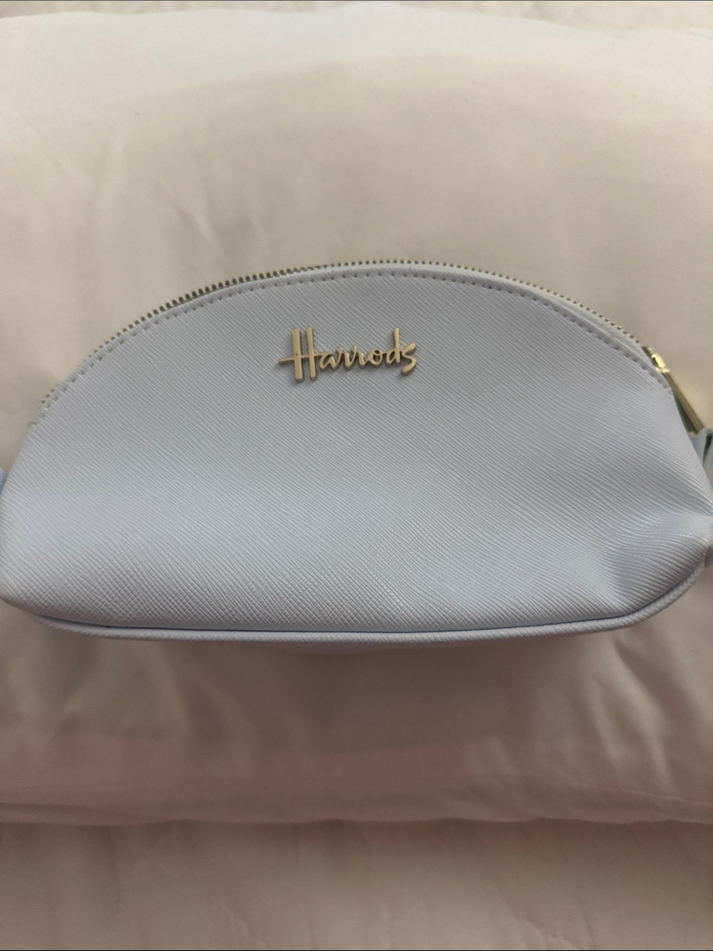 HARRODS ZIP TOP COSMETIC BAG